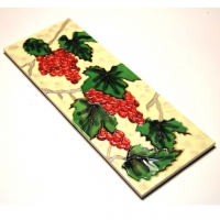 Панно на стену керамика Виноград №4-4  Панно на стену керамика Виноград №4-4