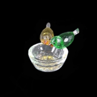 Сувенір скло 26605 попільничка пташки Сувенір скло 26605 попільничка пташки