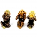 Шкатулка со стразами статуэтка три обезьяны 3035.3036.3037 