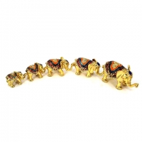 Шкатулка QF355 слоны набор 5 шт 