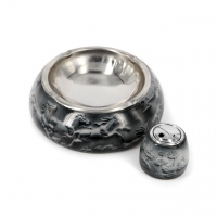 Набор подарочный пепельница и зажигалка 802 (84101YG) 