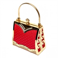 Модный клатч красный 05 