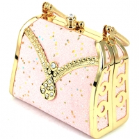 Театральная сумочка клатч розовая 07 