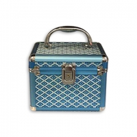 Шкатулка для украшений большая голубой ромб 8138-3 