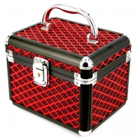 Шкатулка для украшений большая черно-красный ромб 8139-3 