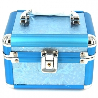 Шкатулка сундучок для украшений средняя бабочки синяя 8151-2 