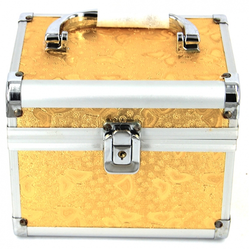 Шкатулка скринька для прикрас і косметики велика метелики золотиста 8151-3 