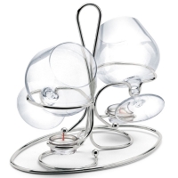 Набор с подогревом на 2 бокала коньяка 2056600 Chinelli Набор с подогревом на 2 бокала коньяка 2056600 Chinelli