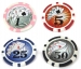 Покерный набор 100 фишек с номиналом в кейсе DM100NA Lucky Gamer
