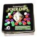 Набор для игры в покер на 100 фишек в жестяной коробке TC04100N 