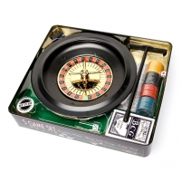 Настільна гра рулетка і покер RS1060T в жерстяній коробці Lucky Gamer