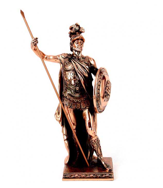 Статуэтка греческий воин с копьем - отличный сувенир - фото Дарунок