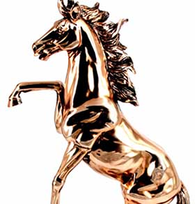 Оригинальная подарочная статуэтка коня - фото darunok.ua